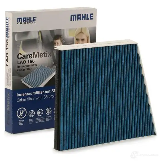 Салонный фильтр MAHLE ORIGINAL 2356649 LAO 156 LA 156 72426063 изображение 1