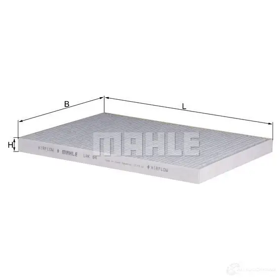 Салонный фильтр MAHLE ORIGINAL LA 64 76888119 2356597 LAK 64
