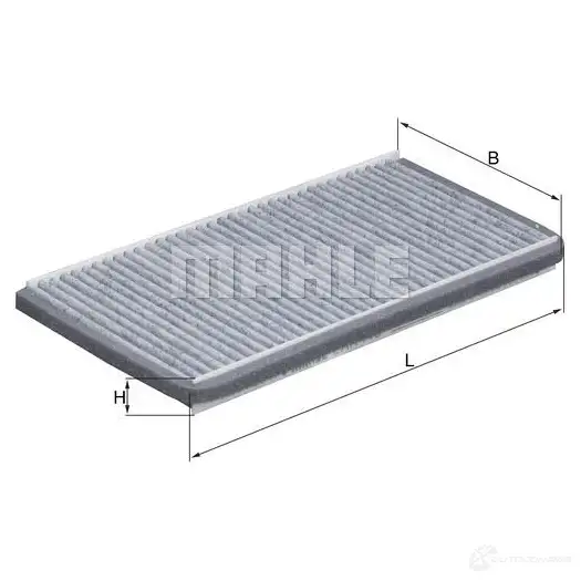 Салонный фильтр MAHLE ORIGINAL JO2VS LAK 448 2356569 703714 75