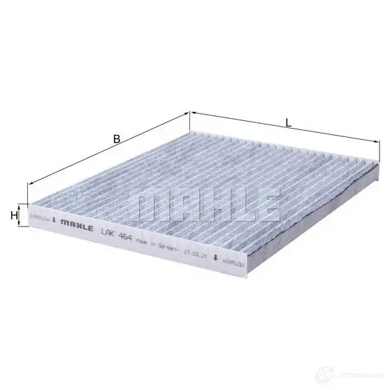 Салонный фильтр MAHLE ORIGINAL 1439069898 MXIG WB LAK 464