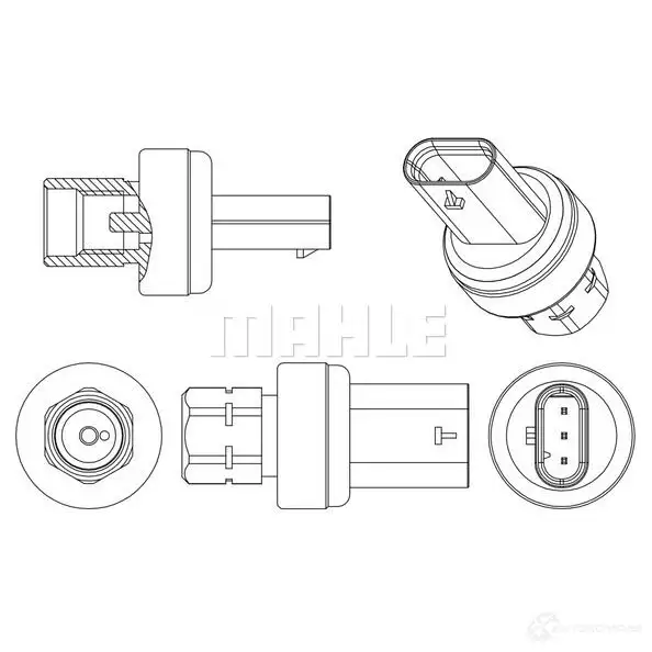 Датчик давления кондиционера MAHLE ORIGINAL 1437629434 CB QFQH ASE 13 000P изображение 0