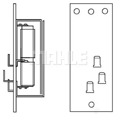 Резистор печки MAHLE ORIGINAL ABR 83 000P P 3IC9D3 1437627362 - Изображение 1