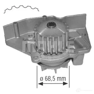 Водяной насос, помпа MAHLE ORIGINAL 1437632022 CP 68 000S AR1 RZ