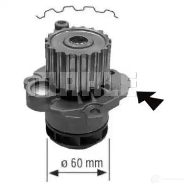 Водяной насос, помпа MAHLE ORIGINAL CP 557 000S 1437630105 VS OCY