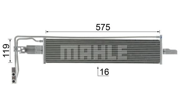 Масляный радиатор АКПП MAHLE ORIGINAL CLC 319 000P 1440656862 VYQ ML9 изображение 10