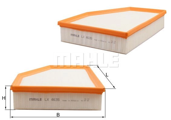 Воздушный фильтр MAHLE ORIGINAL 1440655942 F3 3CMRT LX 4635