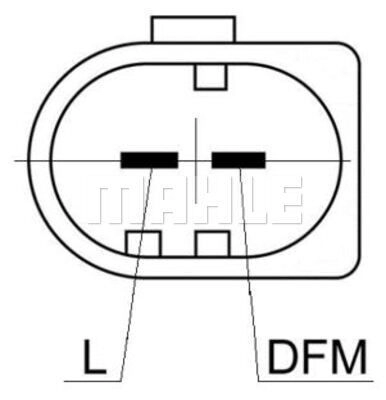 Генератор MAHLE ORIGINAL SB C29I 1440655986 MG 1070 изображение 2