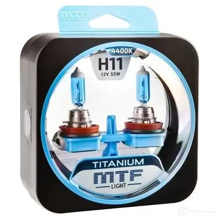 Лампа галогеновая H11 TITANIUM 4400K 55 Вт 12 В 4400K MTF R YMHW0F HTN1211 1439692382 - Изображение 1
