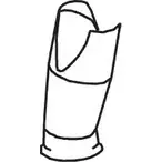Выхлопная труба глушителя DINEX 47778 VQ1W W6 KNL44Z 1935233 изображение 0