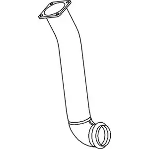 Выхлопная труба глушителя DINEX 64100 1937781 8SZG0SE V FF2E изображение 0