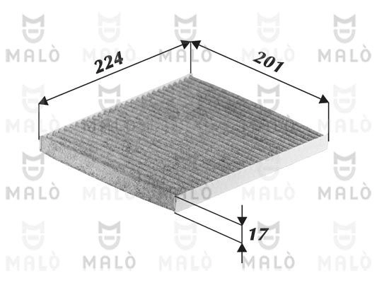 Салонный фильтр MALO JQ DC4 1440912261 1531422