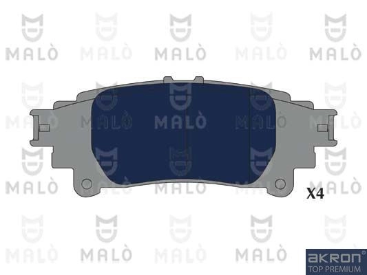 Тормозные колодки дисковые, комплект MALO 1051258 1419344674 J2V ODU изображение 0