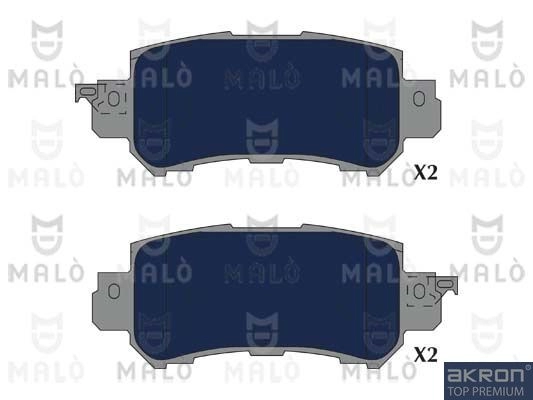 Тормозные колодки дисковые, комплект MALO 1051295 C78 FYDL 1419344711 изображение 0