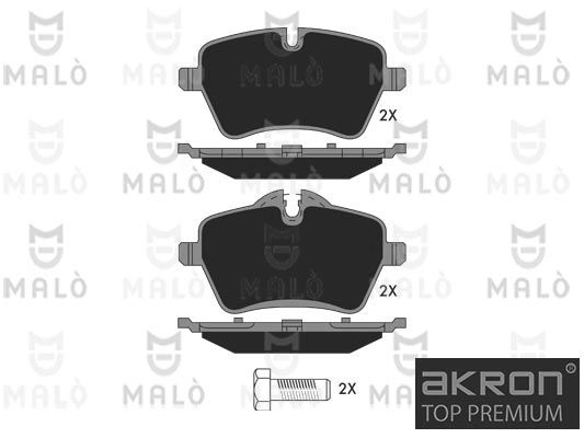 Тормозные колодки дисковые, комплект MALO 1051383 1440913248 N9 GGAW изображение 0