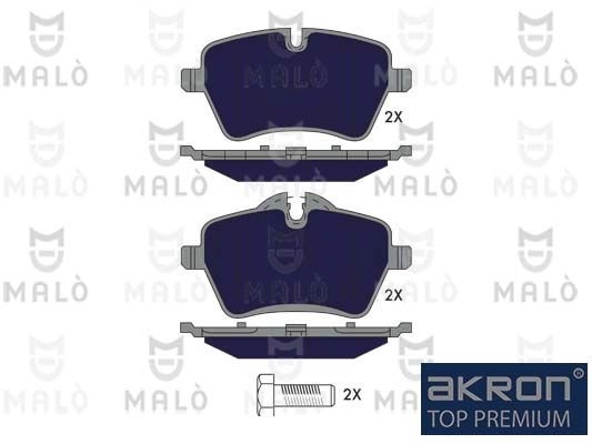 Тормозные колодки дисковые, комплект MALO 1051384 LUCJ0 FS 1440913249