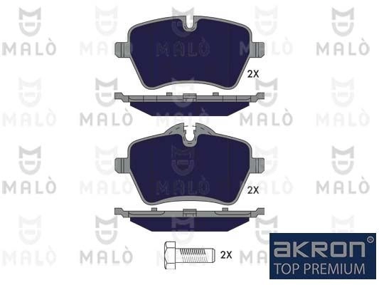 Тормозные колодки дисковые, комплект MALO 1440913255 IEK8 VR 1051390
