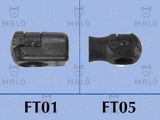 Амортизатор багажника MALO 127974 1440907022 8 1H4V9L изображение 0