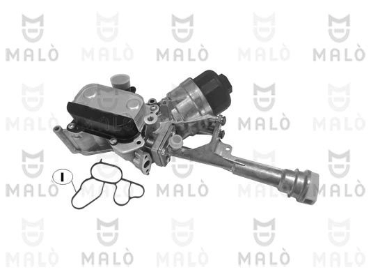 Масляный радиатор двигателя MALO 1440908574 135073 W1PL CD