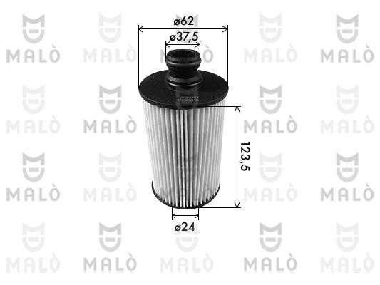 Масляный фильтр MALO 1510240 3GIP LY 1440908627 изображение 0