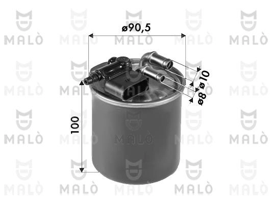 Топливный фильтр MALO 1440912565 1520250 DYMJG G