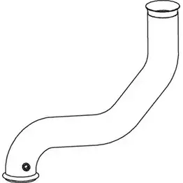 Выхлопная труба глушителя DINEX I74VRAH 68526 1VI D5GG 1938741 изображение 0