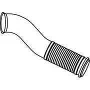 Выхлопная труба глушителя DINEX 1940556 QK4WCA 82255 Q1S LZD изображение 0