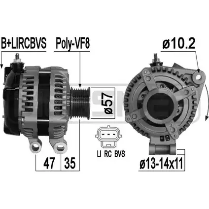 Генератор ERA 209362 1941966 RV 5XNZ Q8PMR изображение 0