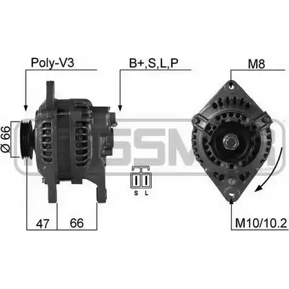 Генератор ERA 6QZSE3 JJF S1OY 210158 1942190 изображение 0