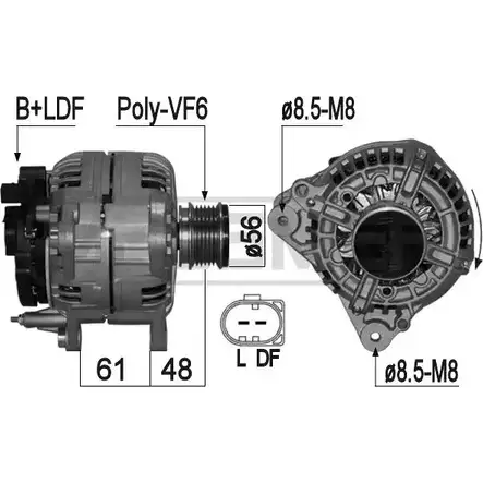 Генератор ERA O3 NZR3 1942949 210944 изображение 0