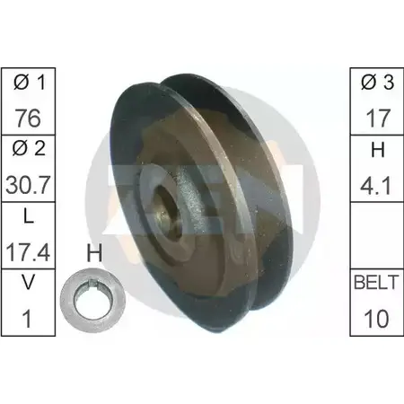 Шкив генератора ERA 531 0 1943970 219001 ZN5310