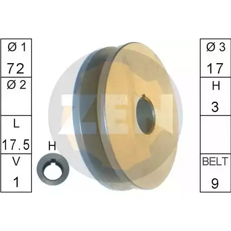 Шкив генератора ERA ZN5331 53 31 219133 1944102