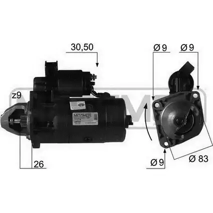 Стартер ERA IE444L 2VX V297 1944305 220122 изображение 0
