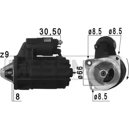 Стартер ERA 220700 MU O3Q5D 1944861 изображение 0