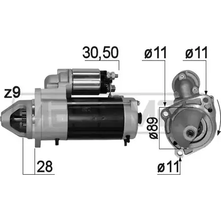 Стартер ERA 9R 1AB T6KZJB 1944957 220811 изображение 0