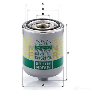 Картридж осушителя воздуха системы сжатого воздуха MANN-FILTER L6 CVU tb13943x 4011558653507 67260