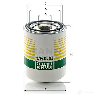 Картридж осушителя воздуха системы сжатого воздуха MANN-FILTER AVJ2 RQO tb13744x 4011558015831 67258