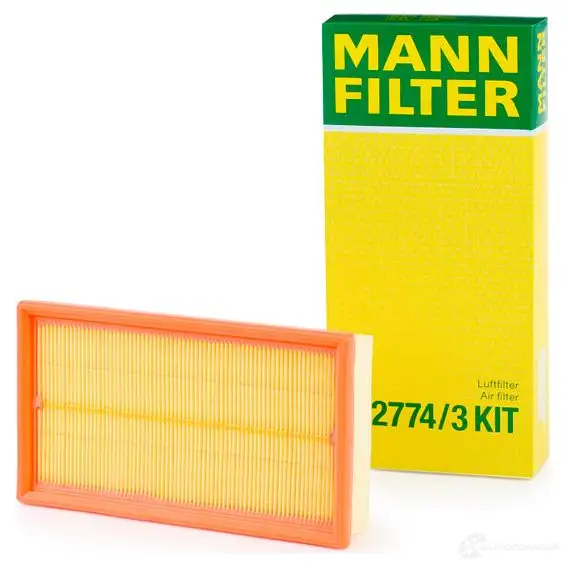 Воздушный фильтр MANN-FILTER c27743kit 4011558372705 8 ALOS 64868 изображение 1