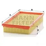 Воздушный фильтр MANN-FILTER c2982kit 4011558375201 0S86 P1 64995