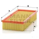 Воздушный фильтр MANN-FILTER 65190 c321201 BW OD6 4011558149703