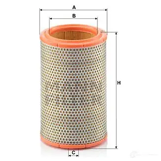 Воздушный фильтр MANN-FILTER c1387 64035 NN MWKLS 4011558189006