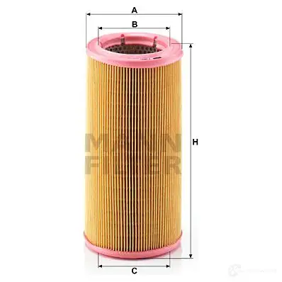 Воздушный фильтр MANN-FILTER M AQH1 4011558104801 64037 c13941