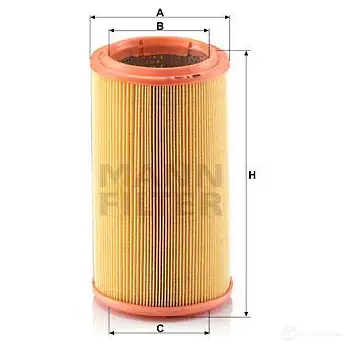 Воздушный фильтр MANN-FILTER 4011558217105 c1586 17T Y5O0 64140 изображение 0