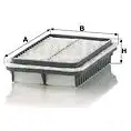 Воздушный фильтр MANN-FILTER 64455 R9YZB 9X c23012 4011558031572