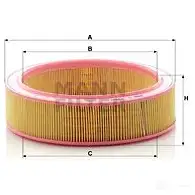 Воздушный фильтр MANN-FILTER YJ1 0VBR c2760 4011558115906 64863