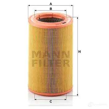 Воздушный фильтр MANN-FILTER 4011558179601 64047 c14115 9BUV1 3