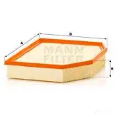 Воздушный фильтр MANN-FILTER 4011558376307 64960 Z6 TCC c29132