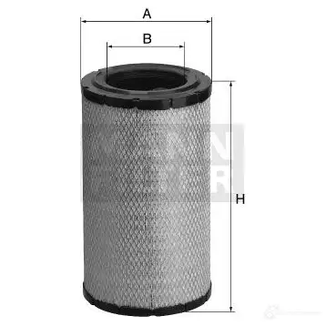 Воздушный фильтр MANN-FILTER O8H1 YS 4011558379100 5966918 c321700 изображение 0