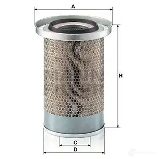 Воздушный фильтр MANN-FILTER 4011558145309 64280 c19384 Q39Q6 8I