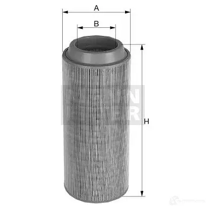 Воздушный фильтр MANN-FILTER 5966816 4011558175900 c25710 G94T3 JS