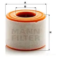 Воздушный фильтр MANN-FILTER 4011558029111 TU 3CI c15010 64099 изображение 0